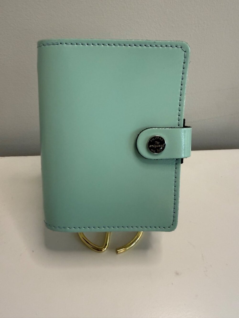 Filofax The Original Pocket Organizer Real Leather Duck Egg Planner